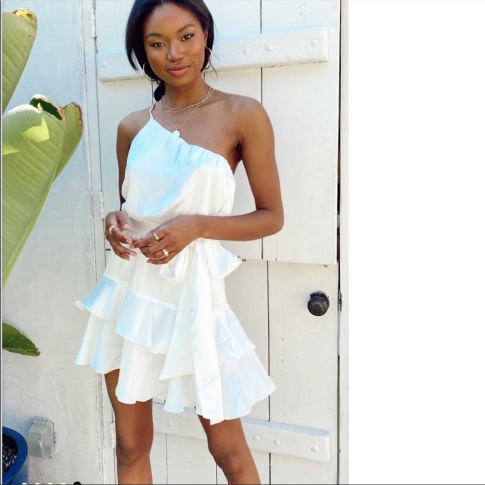 Show Me Your Mumu white mini dress